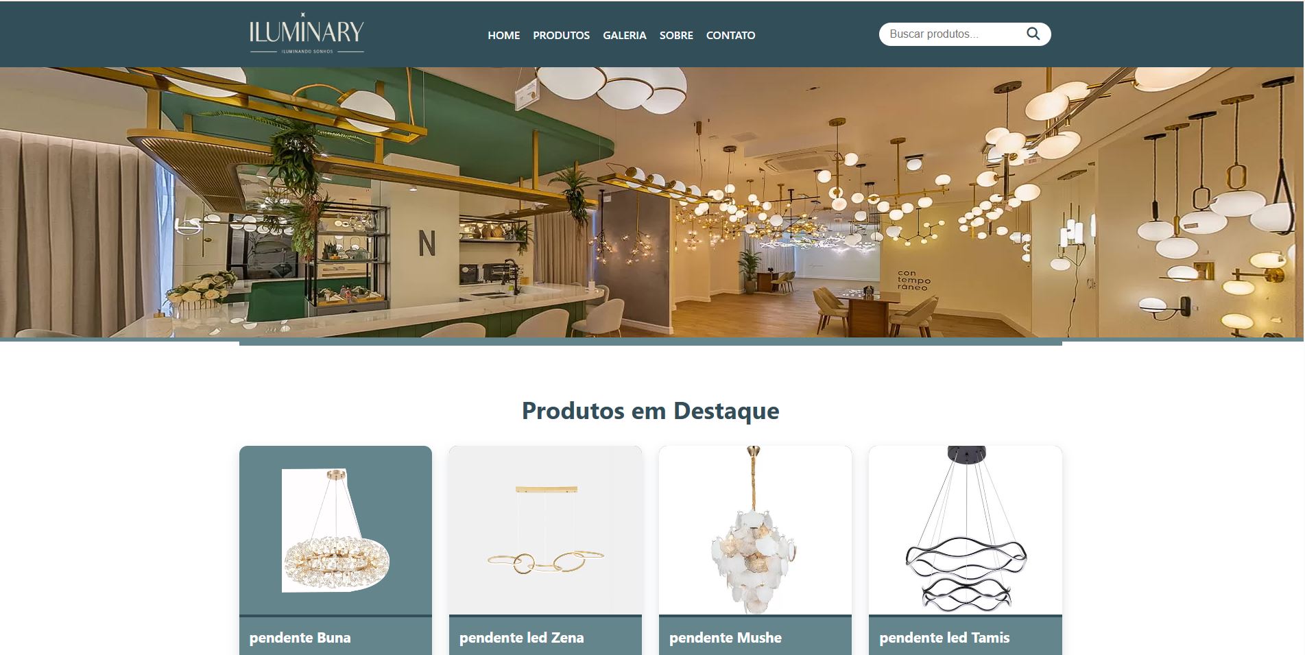 Site Iluminary Iluminação